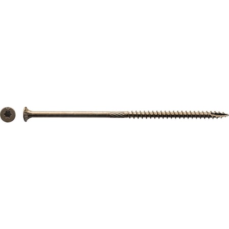 Big Timber No. 10 x 5 In. Bronze Flat Head Wood Screw, 37PK 1BTX105